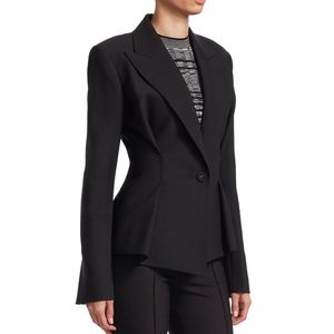 Sold Helmut Lang Cinched Waist Black Size 10Jacket